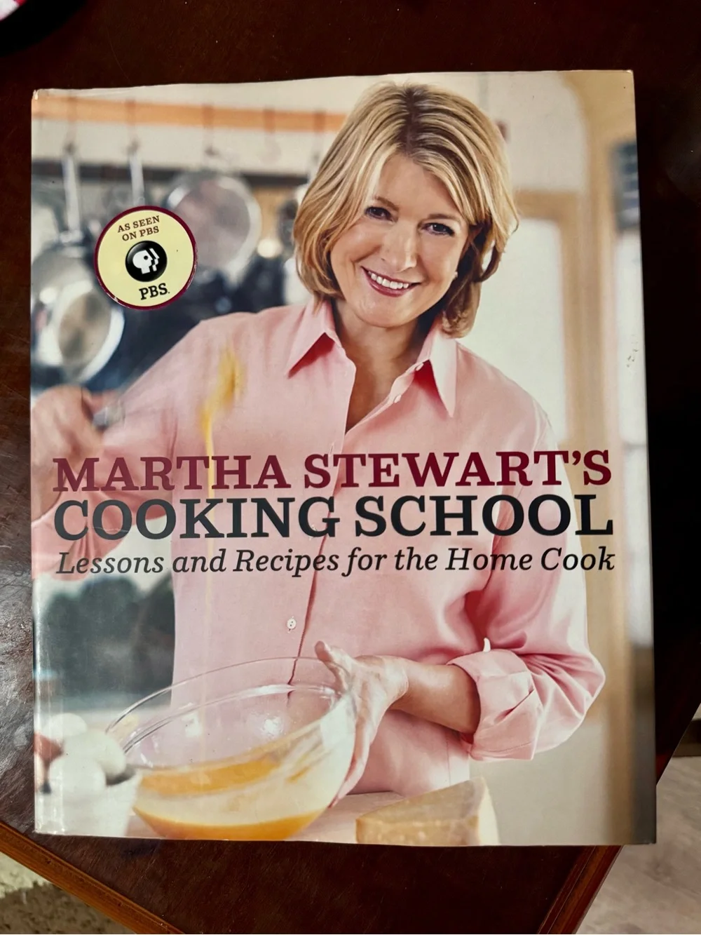 Martha Stewart Cooking School Cookbook - Pink Cover
